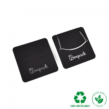 INTERIOR ECO PARA COLGANTE Y PENDIENTES 60X60 mm NEGRO IC-Z8-CP
