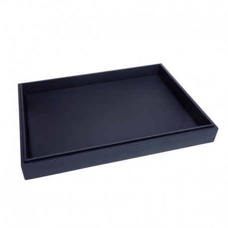 Bandeja de presentacion universal / tapa de joyeria bisuteria color negro 315x225x30 mm BJ-U 