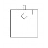 BANDEJA 24 COLGANTES CON GANCHO 315x225x30 mm BJ-24CG-N