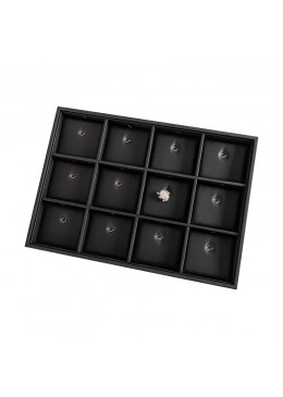 BANDEJA 12 COLGANTES CON GANCHO 315x225x30 mm BJ-12CG-N