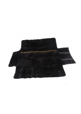 Manta enrrollable  para cadenas con anillas de joyeria bisuteria y joyas MJ4