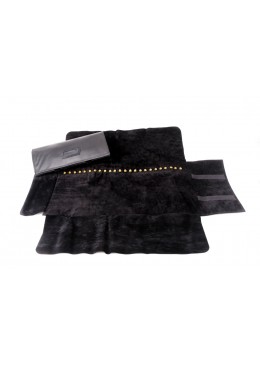 Manta enrrollable  para cadenas con anillas de joyeria bisuteria y joyas MJ4