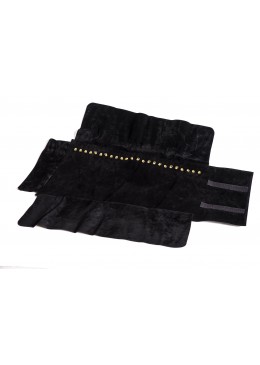 Manta enrrollable  para cadenas con anillas de joyeria bisuteria y joyas MJ4