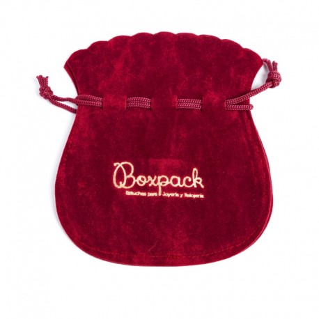 Bolsa de antelina imitacion terciopelo para joyeria bisuteria y joyas 103