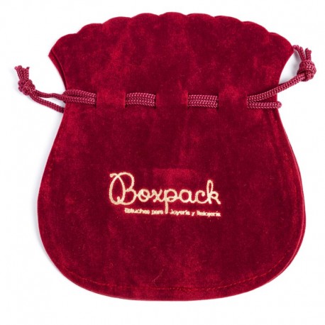 Bolsa de antelina imitacion terciopelo para joyeria bisuteria y joyas 104