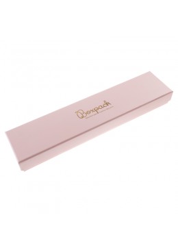 Caja de cartón rosa cuarzo pulsera extendida de joyería bisutería y joyas PI-51
