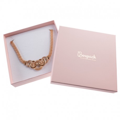 Caja de cartón para collar gargantilla de joyería y bisutería PI-18
