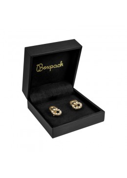 ESTUCHE NEGRO PARA PENDIENTES 90x90x44 Mm. EB-5-P