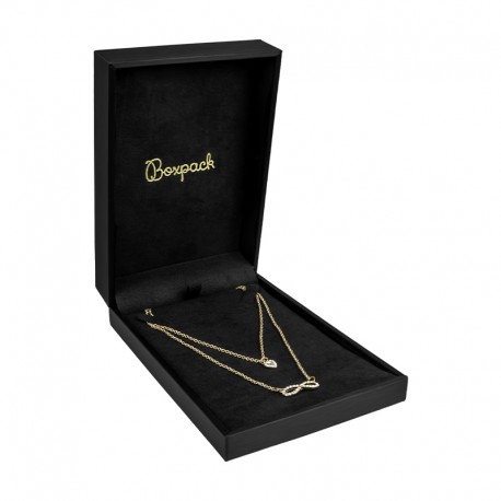 ESTUCHE NEGRO PARA COLLAR 110x162x44 Mm. EB-9-C