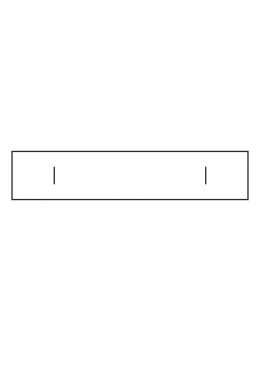 Caja de cartón rosa cuarzo para pulsera extendida de joyería bisutería y joyas 233x53x27 mm RS-51