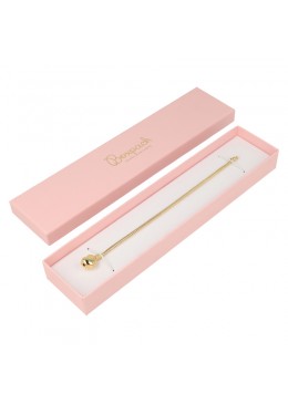 Caja de cartón rosa pulsera extendida de joyería bisutería y joyas RS-51