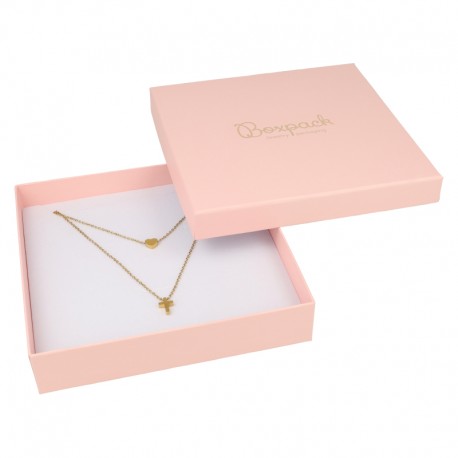 Caja de cartón para collar gargantilla de joyería y bisutería RS-18 Caja de cartón para collar gargantilla de joyería y bisutería RS-18