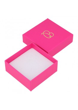 Caja de cartón jucsia para juego de pendientes, anillo y colgante de joyería y bisutería FX-61
