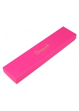 Caja de cartón fucsia para pulsera extendida de joyería bisutería y joyas FX-51