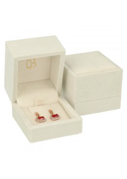 ESTUCHE PARA PENDIENTES COLOR BEIGE 61x66x55 Mm. VT-1-P-BE