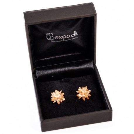 Estuche forrado imitacion seda para pendientes de joyeria y joyas S-50-P