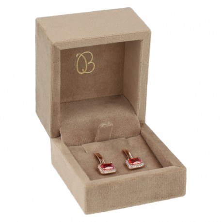 ESTUCHE PARA PENDIENTES COLOR ARENA 61x66x55 Mm. VT-1-P-AR