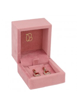 ESTUCHE PARA PENDIENTES COLOR ROSA 61x66x55 Mm. VT-1-P-RS