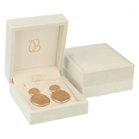 ESTUCHE PARA PENDIENTES COLOR BEIGE 72x83x37 Mm. VT-3-P-BE