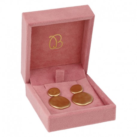 ESTUCHE PARA PENDIENTES COLOR ROSA 72x83x37 Mm. VT-3-P-RS