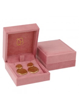 ESTUCHE PARA PENDIENTES COLOR ROSA 72x83x37 Mm. VT-3-P-RS