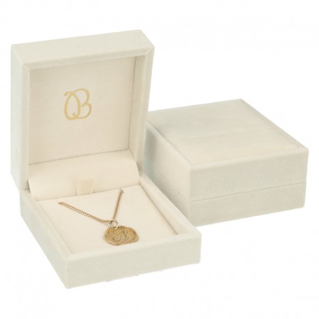 ESTUCHE PARA COLGANTE COLOR BEIGE 72x83x37 Mm. VT-3-C-BE