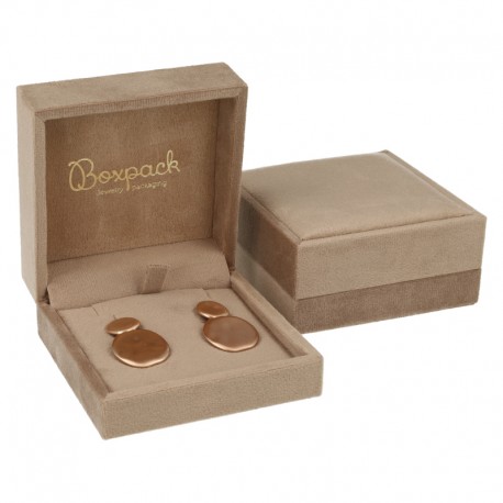 ESTUCHE PARA PENDIENTES COLOR ARENA 90x90x43 Mm. VT-5-P-AR