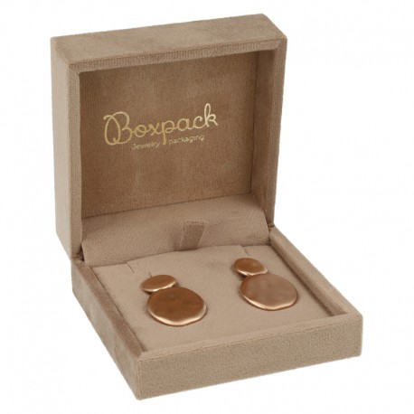 ESTUCHE PARA PENDIENTES COLOR ARENA 90x90x43 Mm. VT-5-P-AR