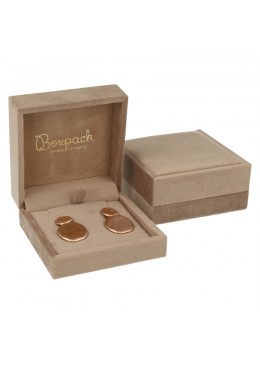 ESTUCHE PARA PENDIENTES COLOR ARENA 90x90x43 Mm. VT-5-P-AR