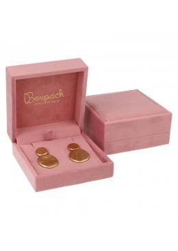 ESTUCHE PARA PENDIENTES COLOR ROSA 90x90x43 Mm. VT-5-P-RS