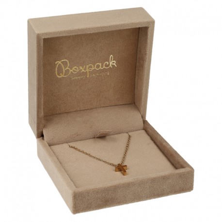 ESTUCHE PARA COLGANTE COLOR ARENA 90x90x43 Mm. VT-5-C-AR