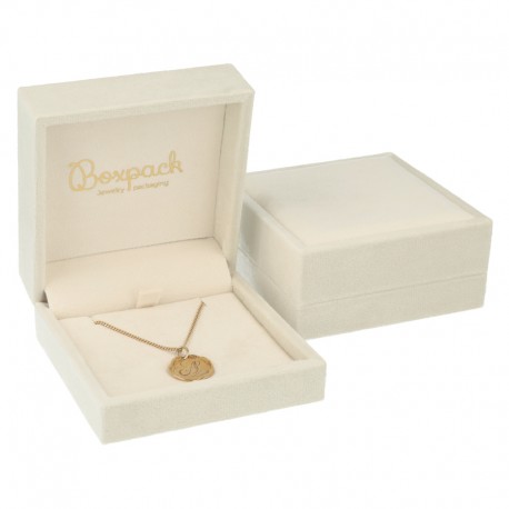 ESTUCHE PARA COLGANTE COLOR BEIGE 90x90x43 Mm. VT-5-C-BE