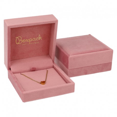 ESTUCHE PARA COLGANTE COLOR ROSA 90x90x43 Mm. VT-5-C-RS