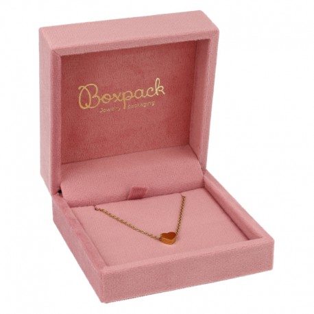 ESTUCHE PARA COLGANTE COLOR ROSA 90x90x43 Mm. VT-5-C-RS