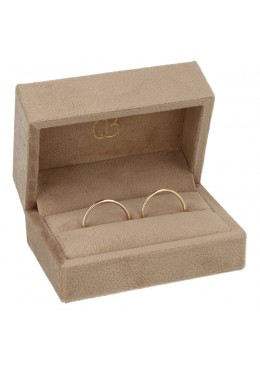 ESTUCHE PARA ALIANZAS COLOR ARENA 77x51x41 Mm. VT-7-A-AR