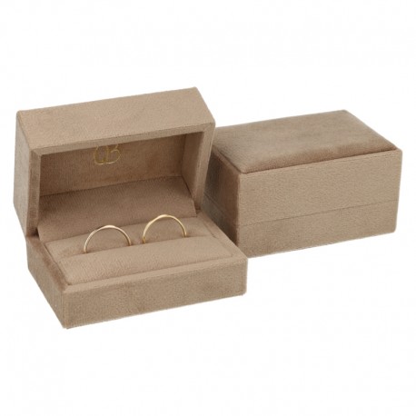 ESTUCHE PARA ALIANZAS COLOR ARENA 77x51x41 Mm. VT-7-A-AR