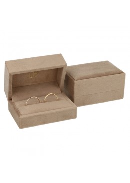 ESTUCHE PARA ALIANZAS COLOR ARENA 77x51x41 Mm. VT-7-A-AR