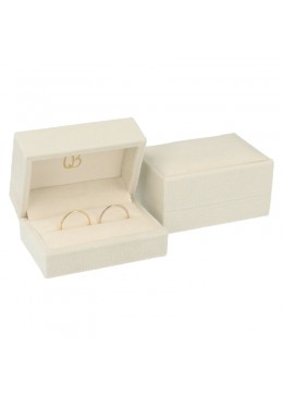 ESTUCHE PARA ALIANZAS COLOR BEIGE 77x51x41 Mm. VT-7-A-BE