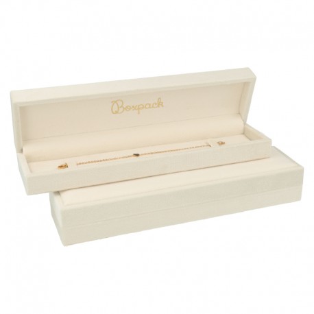 ESTUCHE PARA PULSERA EXTENDIDA COLOR BEIGE 220x55x36 Mm. VT-8-PR-BE