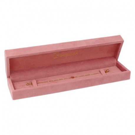 ESTUCHE PARA PULSERA EXTENDIDA COLOR ROSA 220x55x36 Mm. VT-8-PE-RS