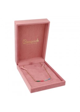 ESTUCHE PARA COLLAR COLOR ROSA 110x161x43 Mm. VT-9-C-RS