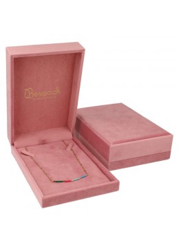ESTUCHE PARA COLLAR COLOR ROSA 110x161x43 Mm. VT-9-C-RS