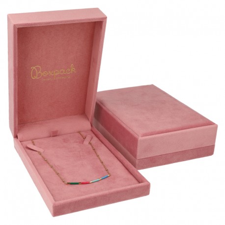 ESTUCHE PARA COLLAR COLOR ROSA 110x161x43 Mm. VT-9-C-RS