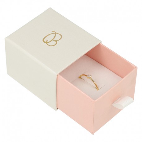 CAJA ANILLO O PENDIENTES 55x50x42 Mm. BLANCA SG-1-B-RS