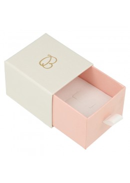 CAJA ANILLO O PENDIENTES 55x50x42 Mm. BLANCA SG-1-B-RS