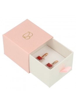 CAJA SORTIJA O PENDIENTES 55x50x42 Mm. ROSA SG-1-RS-B