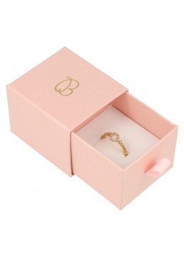 CAJA SORTIJA O PENDIENTES 55x50x42 Mm. ROSA SG-1-RS-RS