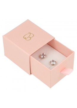 CAJA SORTIJA O PENDIENTES 55x50x42 Mm. ROSA SG-1-RS-RS