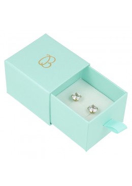 CAJA PARA ANILLO O PENDIENTES 55x50x42 Mm AGUAMARINA SG-1-AQ-AQ