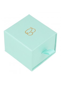 CAJA PARA ANILLO O PENDIENTES 55x50x42 Mm AGUAMARINA SG-1-AQ-AQ